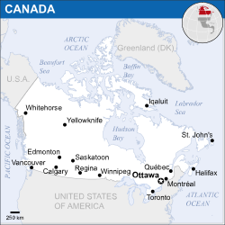 Lokasi Kanada