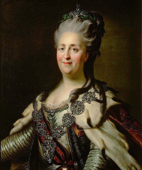 Empress Catherine the Great, who reigned from 1762 to 1796, continued the empire's expansion and modernization. Considering herself an enlightened abs