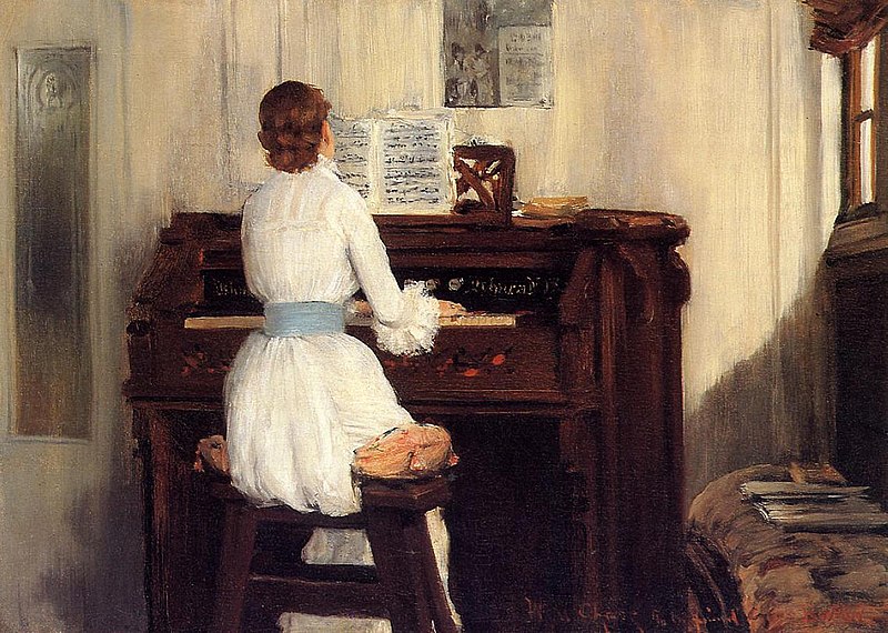 File:Chase William Merritt Mrs Meigs At The Piano Organ 1883.jpg