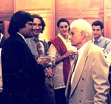 Chinmoy Guha with Jacques Derrida