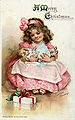 Frances Brundage Christmas card, 1910