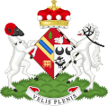 Coat of Arms of Katharine Elliot, Baroness Elliot of Harwood (1962–1994)