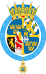 Våpenskjold til prinsesse Madeleine, hertuginne av Hälsingland og Gästrikland.svg