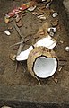 Coconut breaking ritual