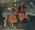 Reinoud III van Brederode on horseback by a follower of Cornelis Antonisz