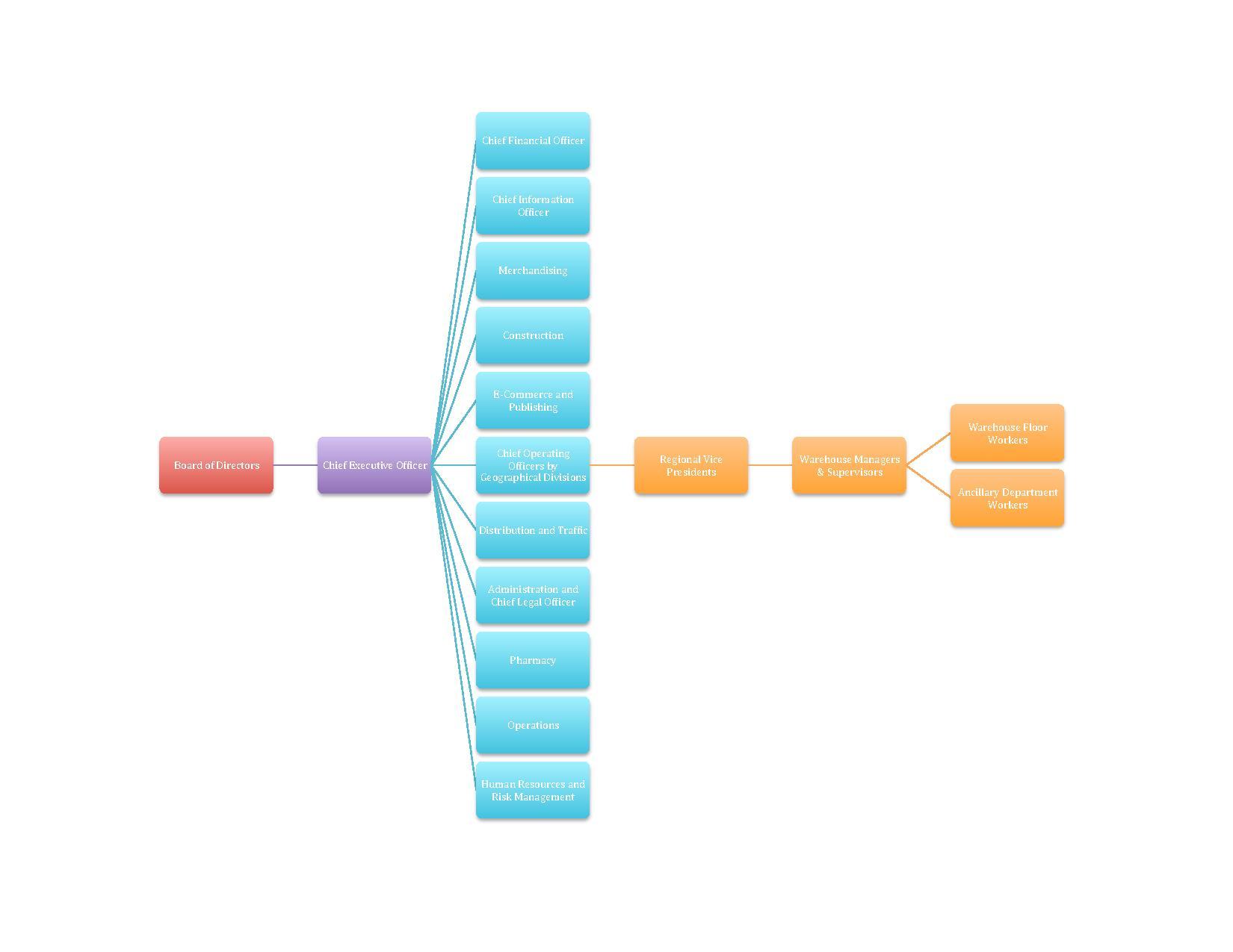 Costco Organizational Chart