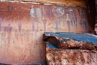 Courthouse Wash Pictographs United States historic place