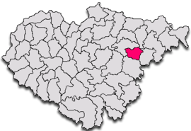 Lage im Landkreis Sălaj