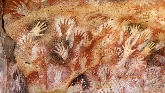 The Cave of the Hands in Santa Cruz province