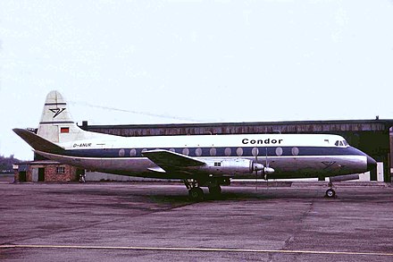 Condor Vickers Viscount in 1965