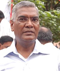 Parteivorsitzender D. Raja