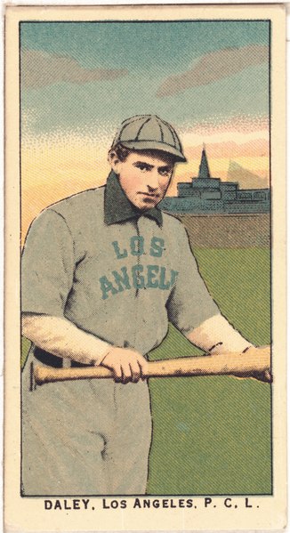 File:Daley, Los Angeles Team, baseball card portrait LCCN2008676989.tif