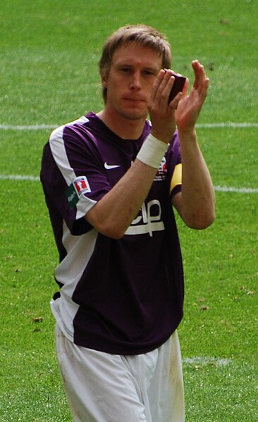 Parslow after playing for York City in the 2009 FA Trophy Final