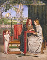 The Girlhood of Mary Virgin, 1849, Tate Gallery, Londen