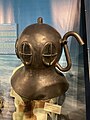 Replica of the diving helmet invented by brothers John and Charles Deane in 1832