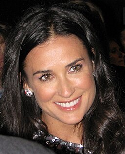 Demi Moore at Huffington Post Pre-Inaugural Party, 2009 (cropped)