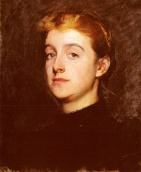 Portrait Sketch of Eleanor Hardy Bunker, 1890. Private collection.