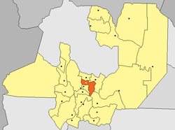 サルタ州内のサルタの位置の位置図