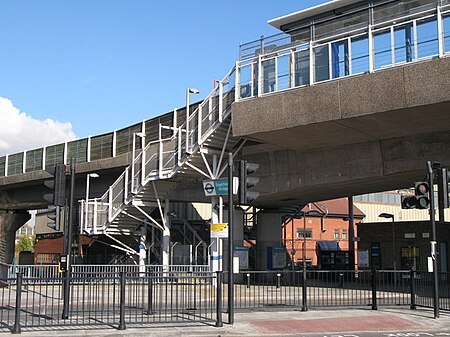 Deptford Bridge DLR station geograph.org.uk 1081542