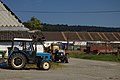 Čeština: Traktory u farmy v Dolních Hořicích English: Tractors at a farm in Dolní Hořice