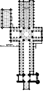 План на Катедралната църква на Светата и неделима Троица от Ели.