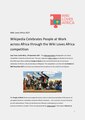 The English global press release for Wiki Loves Africa 2017