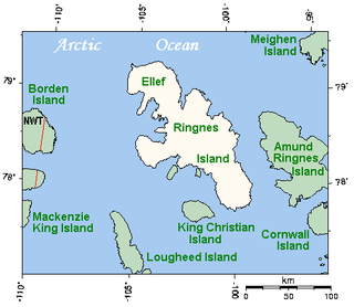 <span class="mw-page-title-main">Ellef Ringnes Island</span> Island in the Qikiqtaaluk Region, Nunavut, Canada