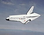 Enterprise den 13 september 1977 under det andra landningstestet.