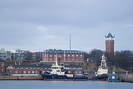 De haven van Esbjerg