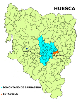 Localização da Estadilla