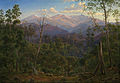Eugene von Guerard, Mount Kosciusko, pohled od hranic Victorie, 1866