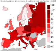 Incidenza nei maschi