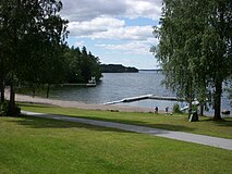 Badstranden mot nordväst