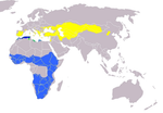 Janubi-g'arbiy, markaziy va sharqiy Evropa va Afrika