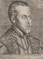 Thumbnail for File:Felipe II, príncipe de España, hijo de Carlos V, hacía 1548. Grabado de Giulio Bonasone.jpg