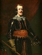 Philippe IV, copie d'un tableau de Diego Vélasquez