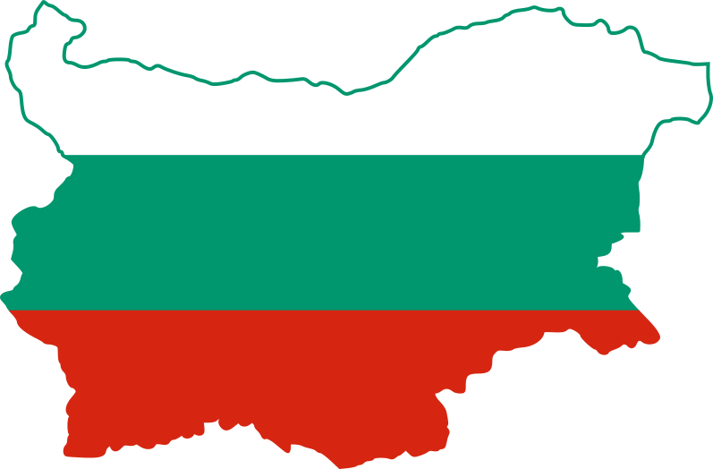 Файл:Flag map of Bulgaria.svg