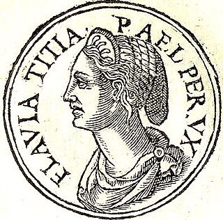 <span class="mw-page-title-main">Flavia Titiana</span> Roman empress, wife of emperor Pertinax