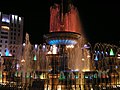 列寧廣場上的一座噴泉