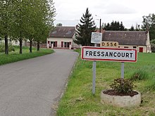Entrée de Fressancourt.