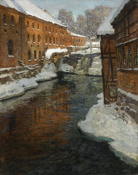 File:Frits Thaulow - Fra Akerselven.jpg