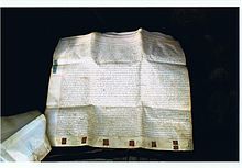 A 1734 marriage contract FullSalis&ffaneMarriageSettlement.jpg