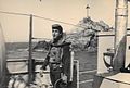 גדי שפי באימון צלילה בקומנדו הימי הצרפתי, 1964.