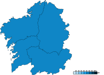 GaliciaProvinceKarttaParlamentti2009.png