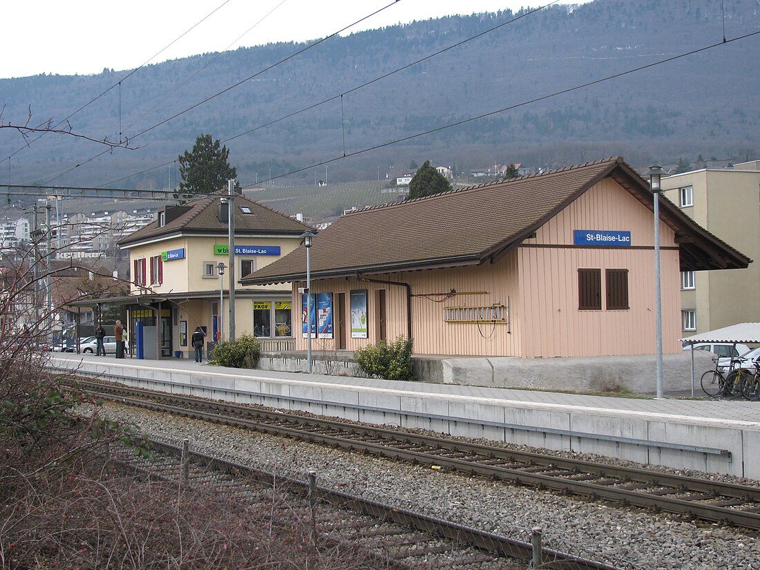 St-Blaise-Lac railway station