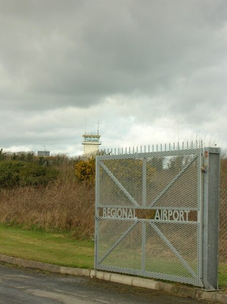 File:Gate and Tower at Waterford Airport - geograph.org.uk - 1391791.jpg