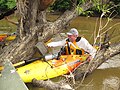 Geocaching on Obion River.JPG