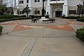 Giant compass in front of Cocoa City Hall