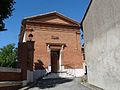 Français : Ancien temple, foyer, Gibel, Haute-Garonne, France