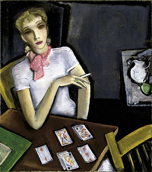 File:Girl with Cards by Lucius Kutchin, 1933.jpg